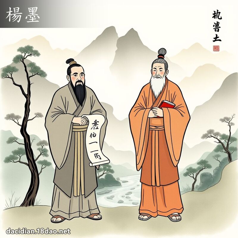 楊墨 - 國語大辭典配圖