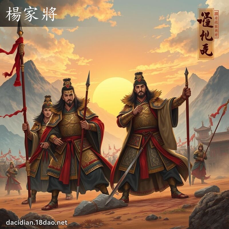 楊家將 - 國語大辭典配圖