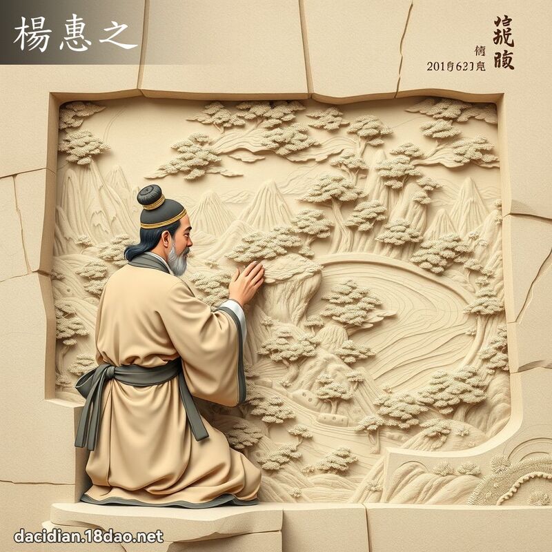 杨惠之 - 国语大辞典配图