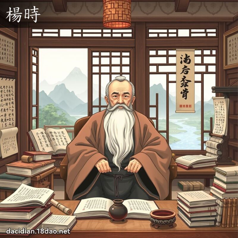 杨时 - 国语大辞典配图