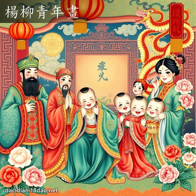 楊柳青年畫 - 國語大辭典配圖