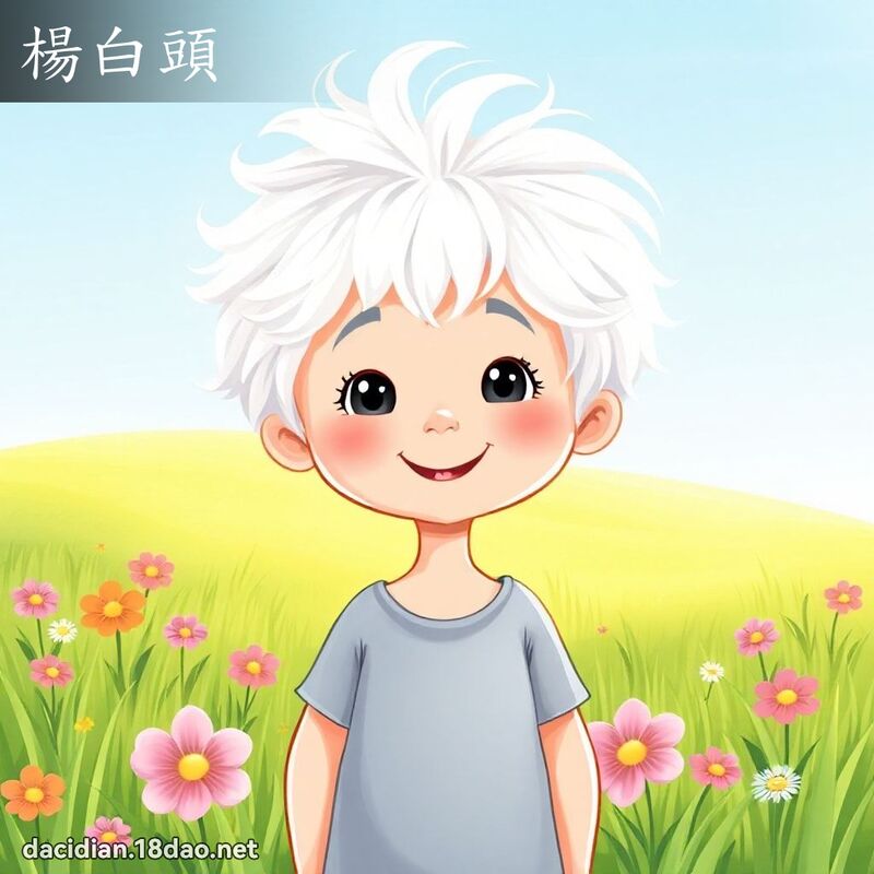 杨白头 - 国语大辞典配图