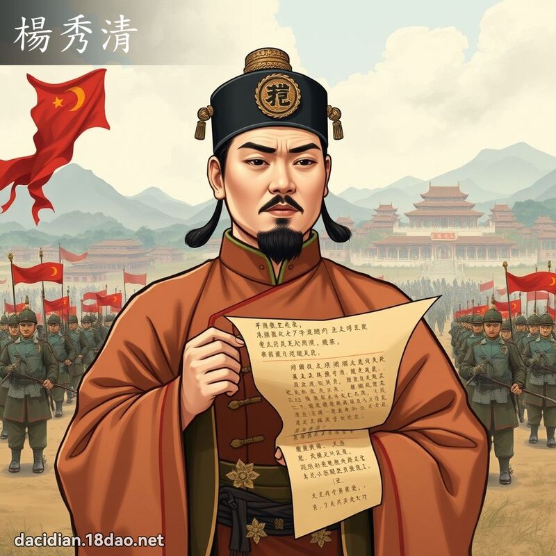 杨秀清 - 国语大辞典配图