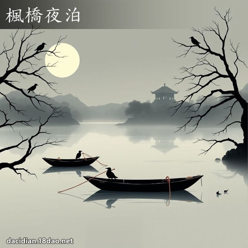 枫桥夜泊 - 国语大辞典配图