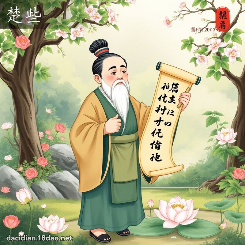 楚些 - 国语大辞典配图