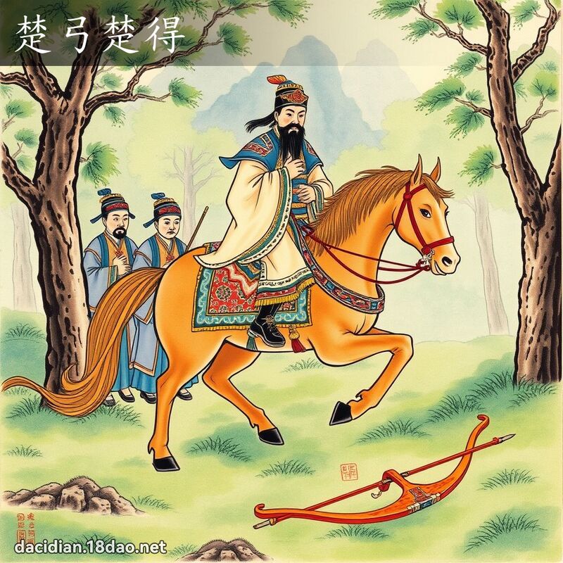 楚弓楚得 - 国语大辞典配图