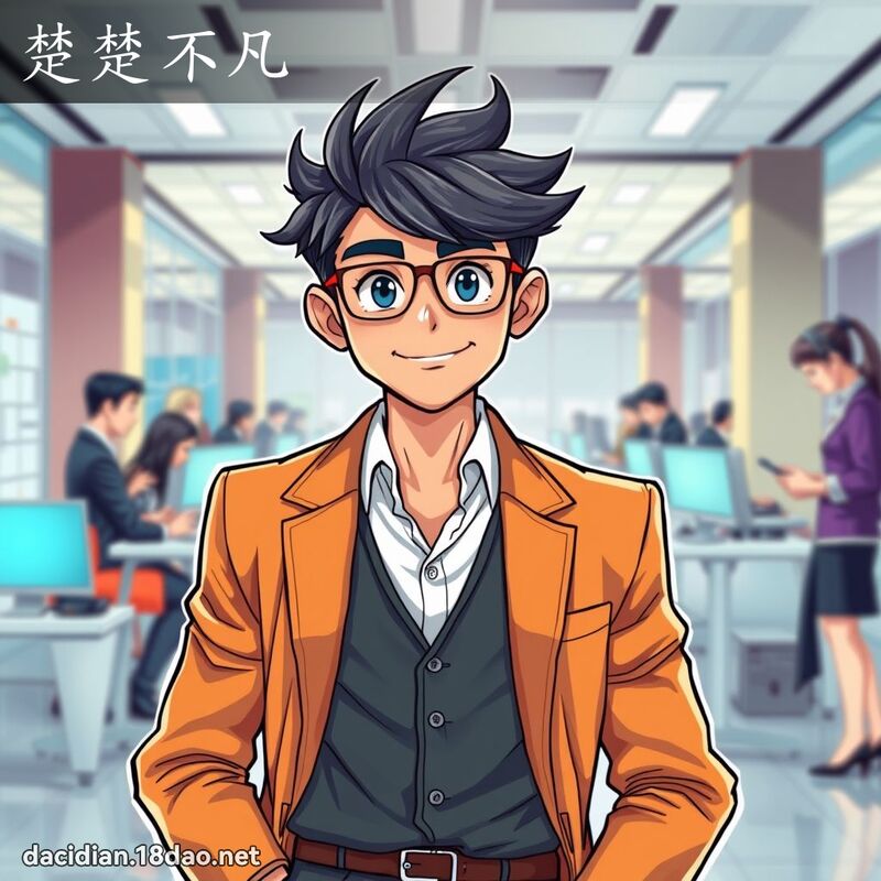 楚楚不凡 - 國語大辭典配圖