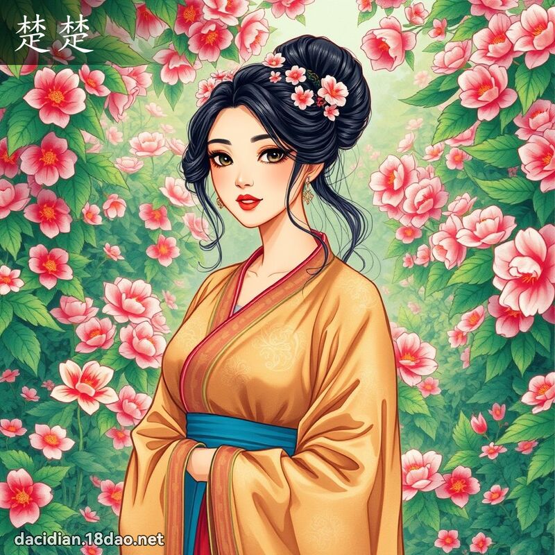 楚楚 - 國語大辭典配圖
