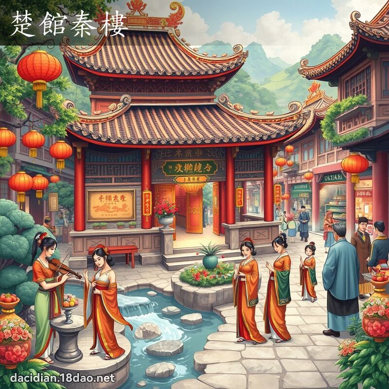 楚館秦樓 - 國語大辭典配圖