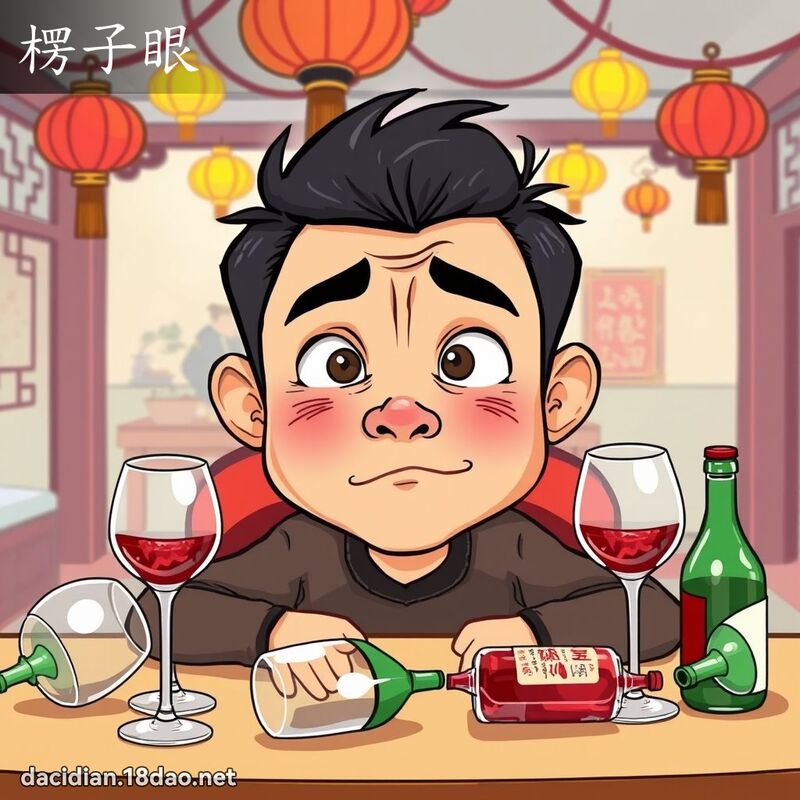 楞子眼 - 国语大辞典配图