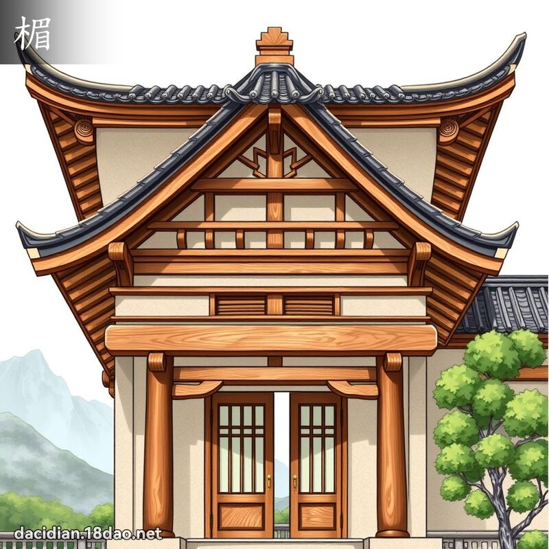 楣 - 國語大辭典配圖
