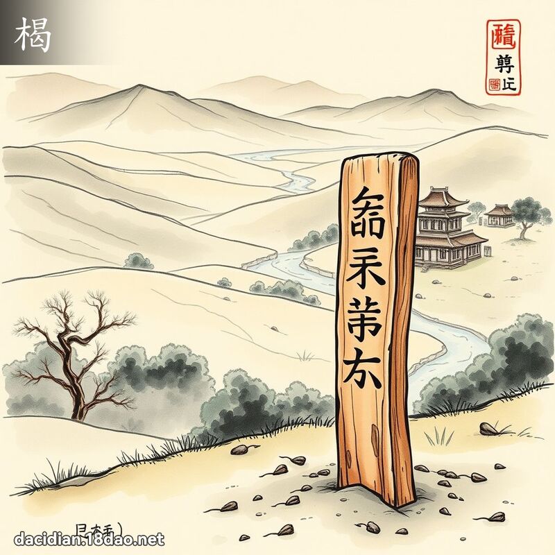汉字: 楬 (多音字)