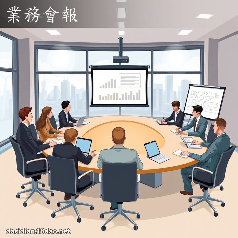 业务会报 - 国语大辞典配图