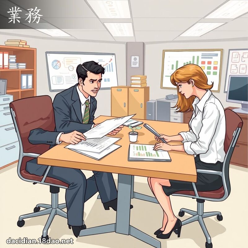 业务 - 国语大辞典配图