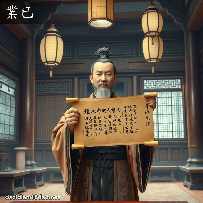 業已 - 國語大辭典配圖