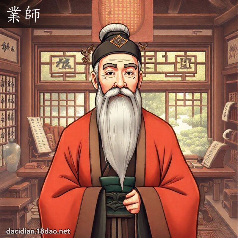 业师 - 国语大辞典配图