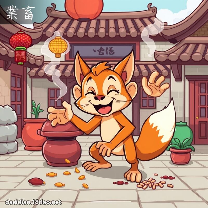 業畜 - 國語大辭典配圖