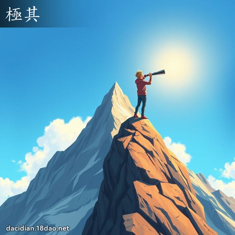 極其 - 國語大辭典配圖