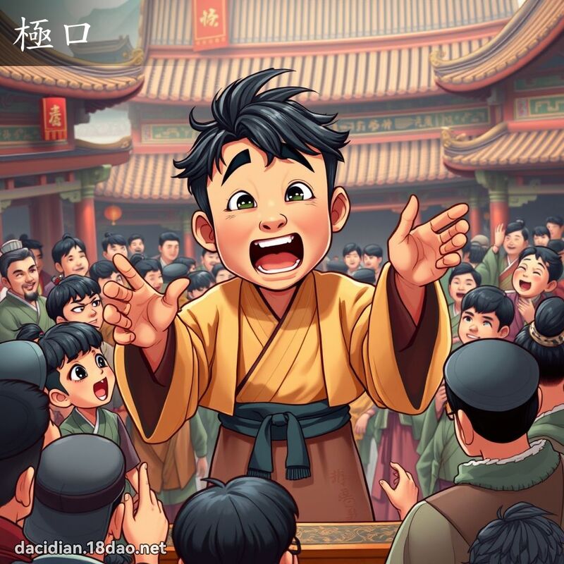 極口 - 國語大辭典配圖