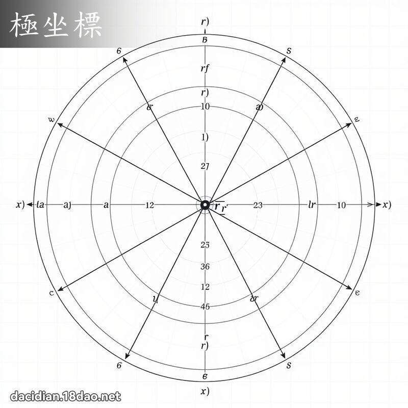 極坐標 - 國語大辭典配圖