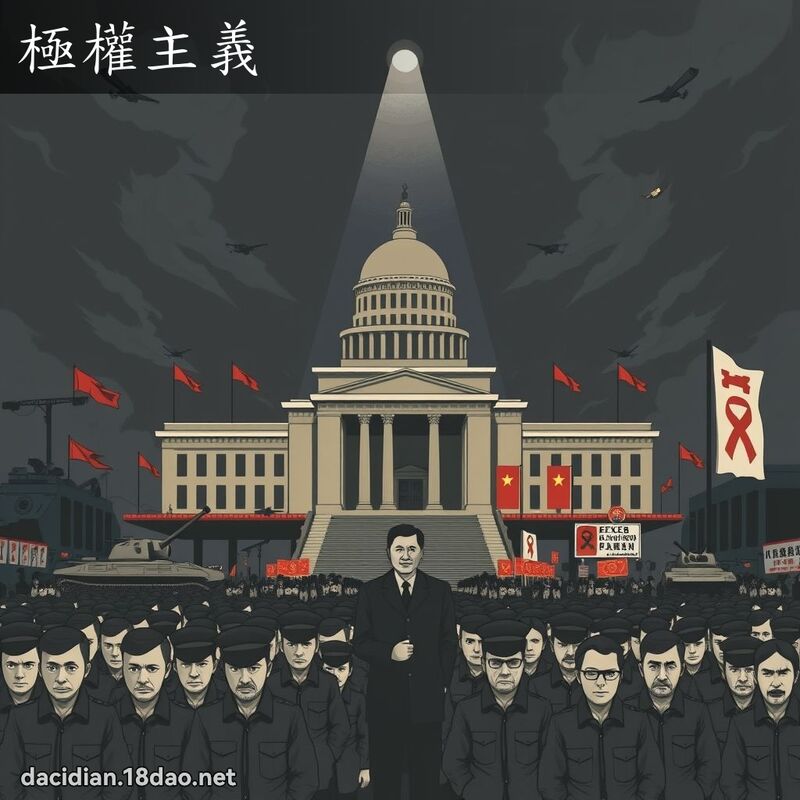 極權主義 - 國語大辭典配圖