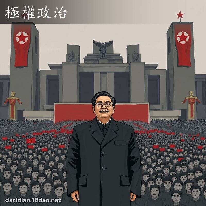 極權政治 - 國語大辭典配圖