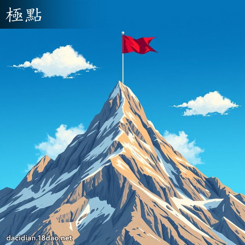 极点 - 国语大辞典配图