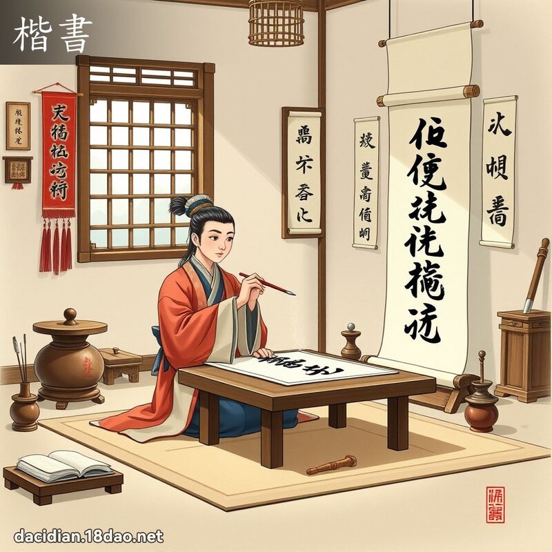 楷书 - 国语大辞典配图