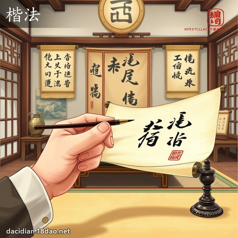 楷法 - 国语大辞典配图