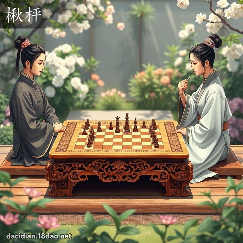 楸枰 - 国语大辞典配图