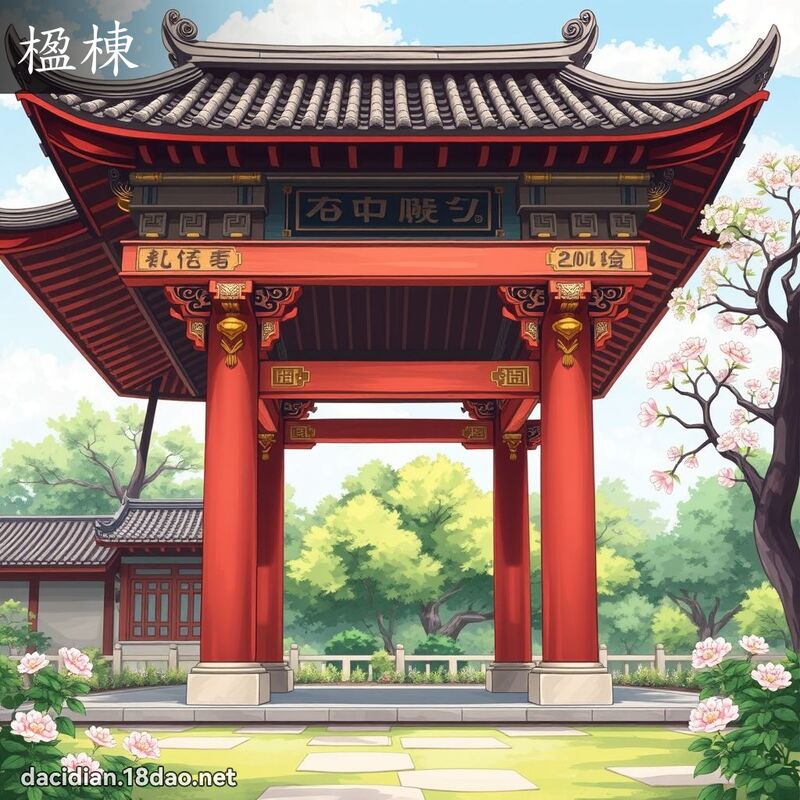 楹栋 - 国语大辞典配图