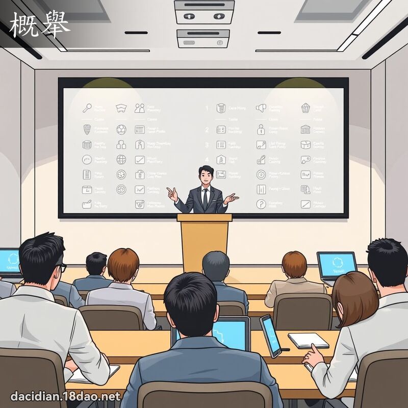 概舉 - 國語大辭典配圖