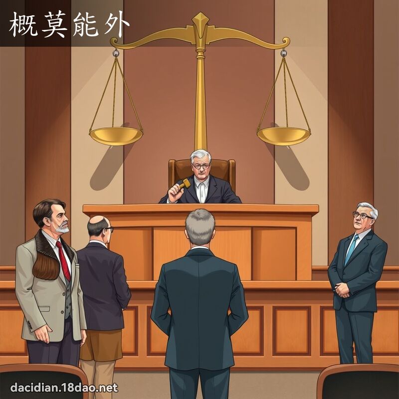 概莫能外 - 國語大辭典配圖