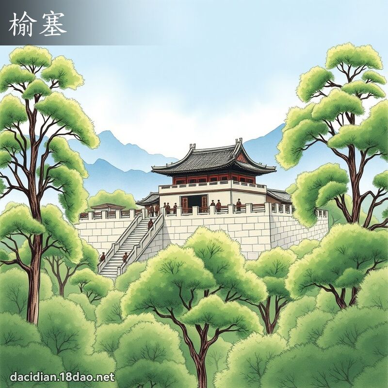 榆塞 - 国语大辞典配图