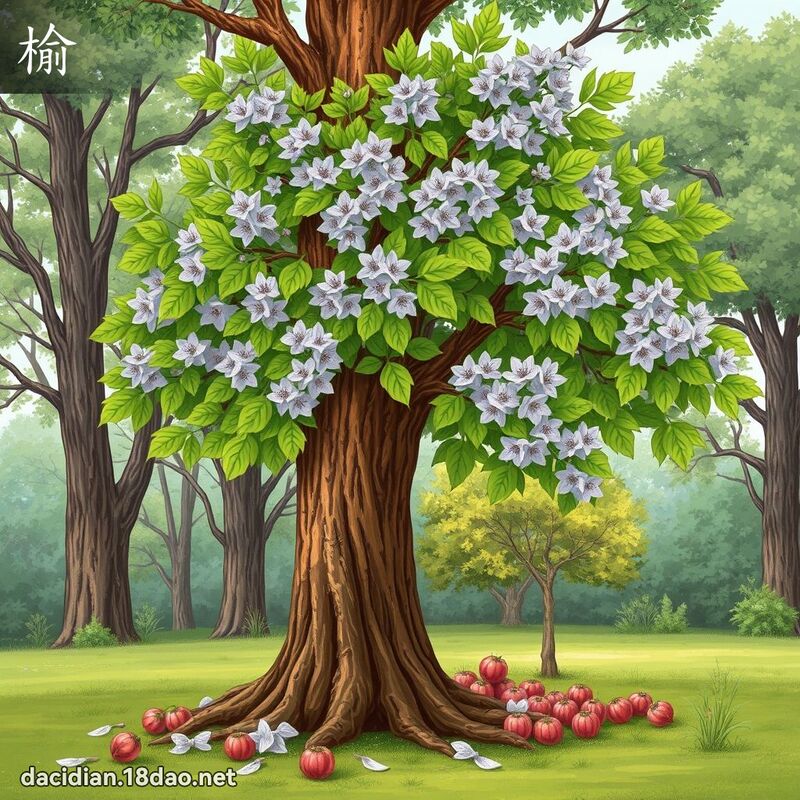 榆 - 國語大辭典配圖