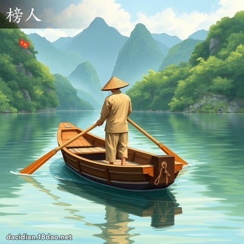 榜人 - 國語大辭典配圖