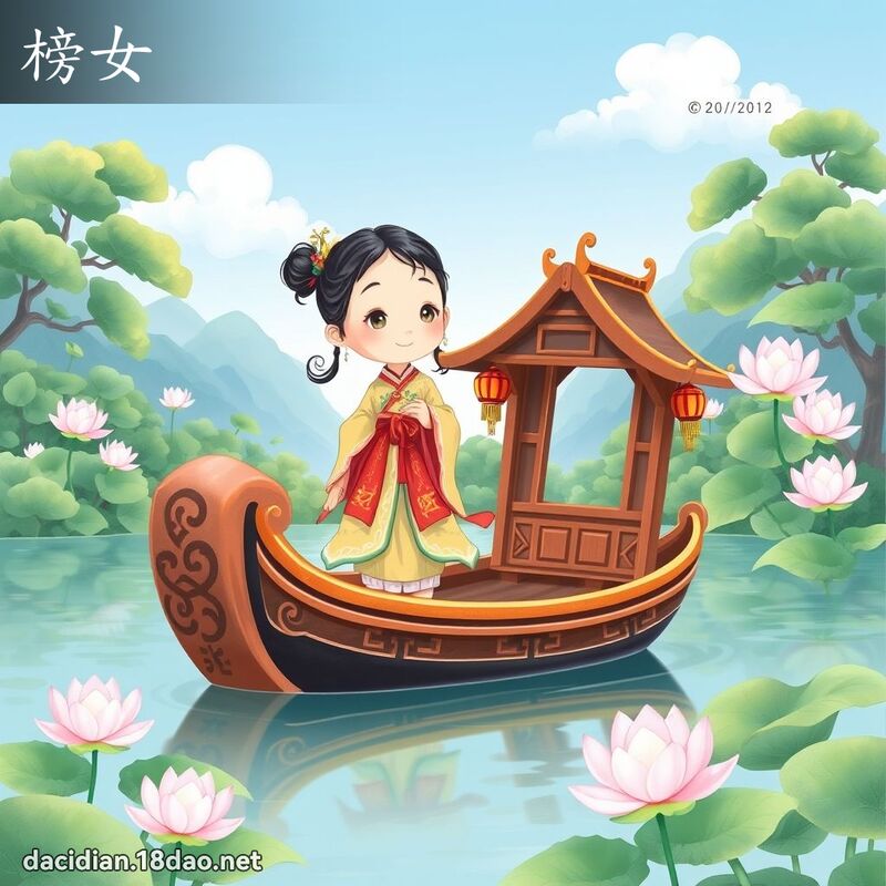 榜女 - 国语大辞典配图