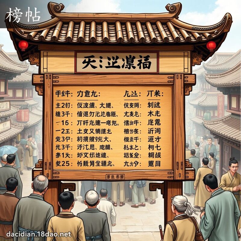 榜帖 - 国语大辞典配图