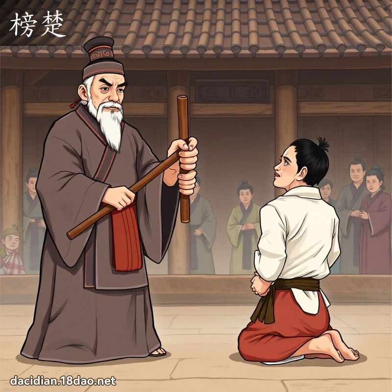 榜楚 - 國語大辭典配圖