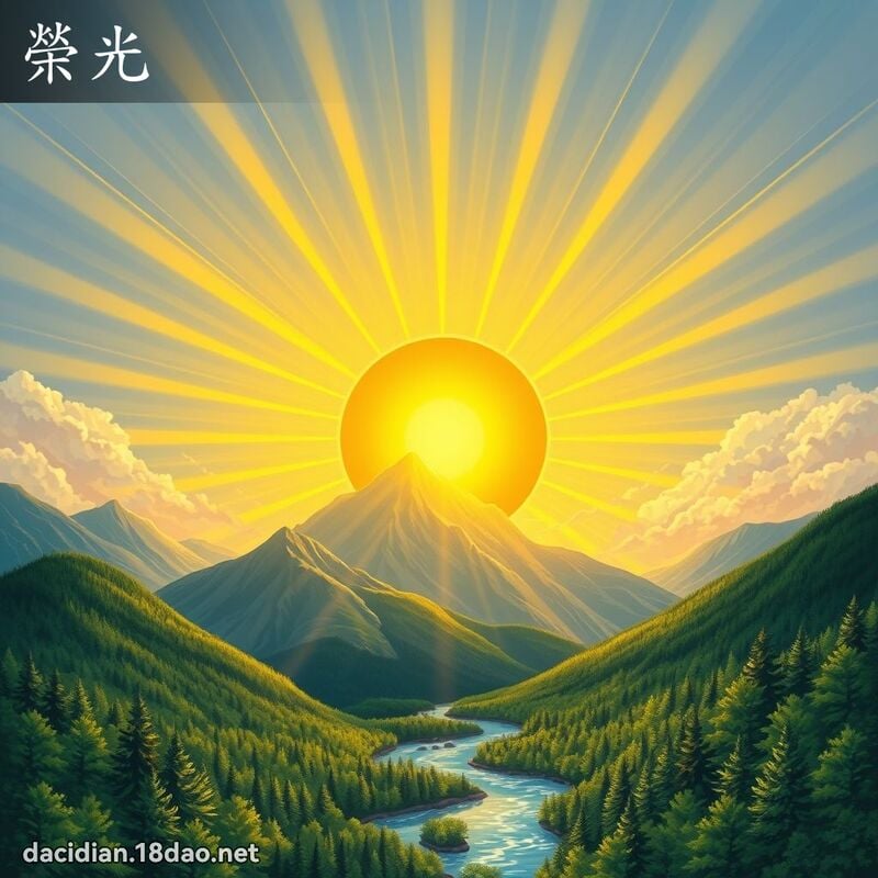 榮光 - 國語大辭典配圖