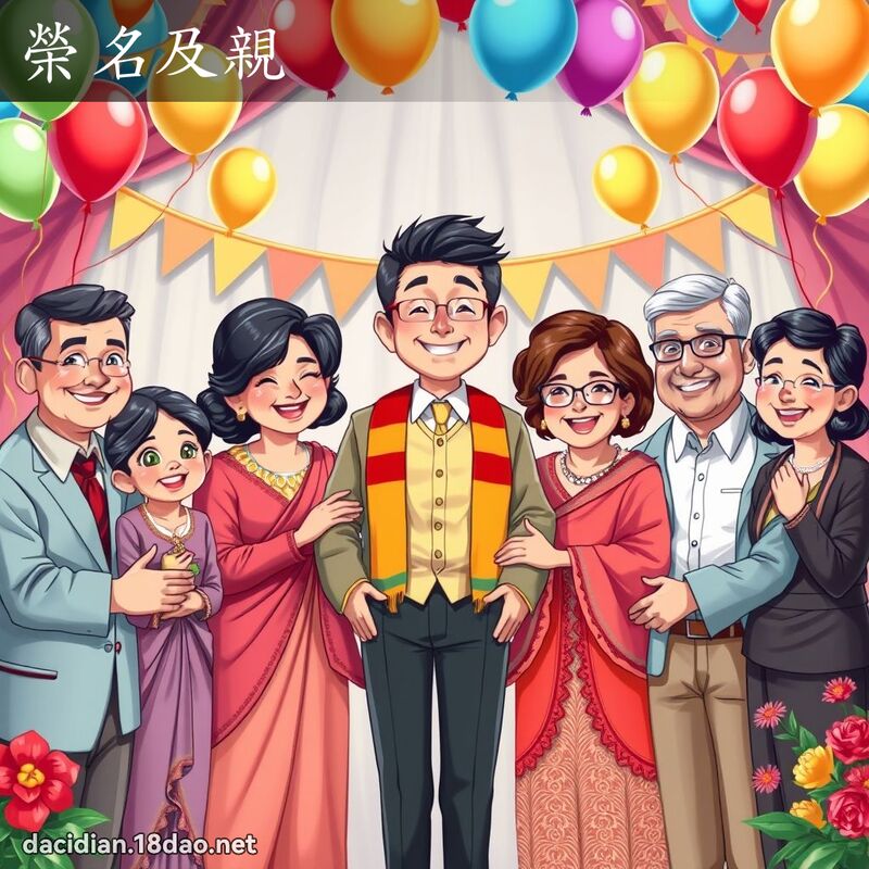 榮名及親 - 國語大辭典配圖