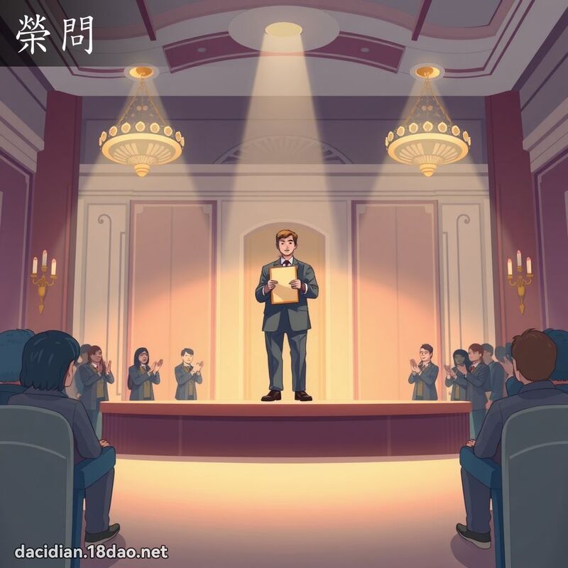 荣问 - 国语大辞典配图