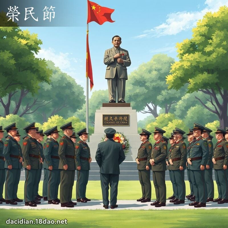 榮民節 - 國語大辭典配圖