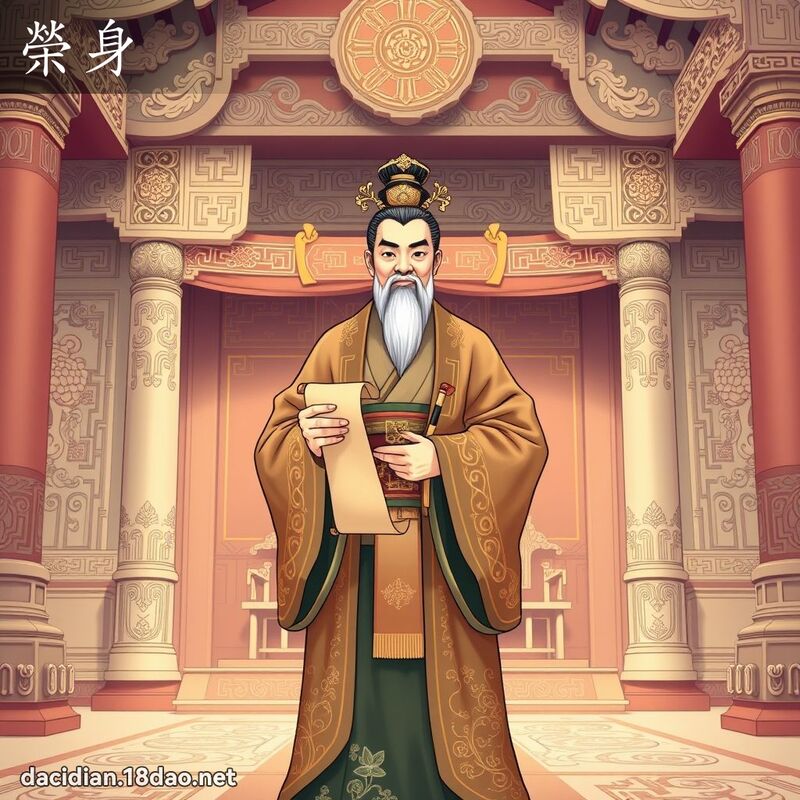 榮身 - 國語大辭典配圖