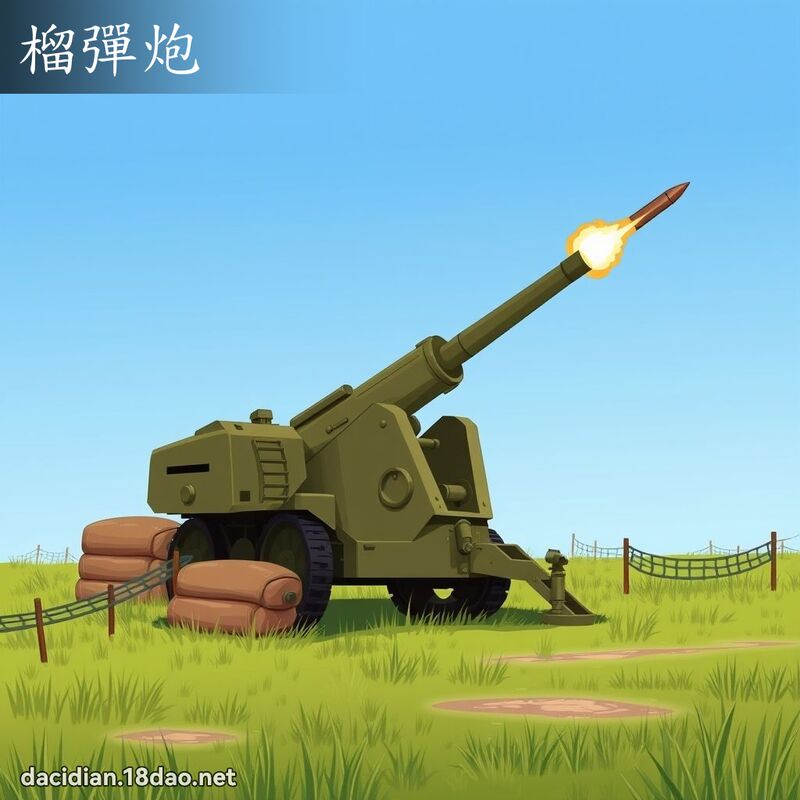 榴彈炮 - 國語大辭典配圖