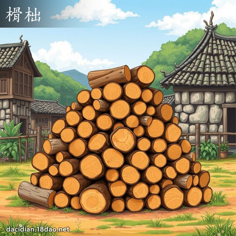 榾柮 - 國語大辭典配圖