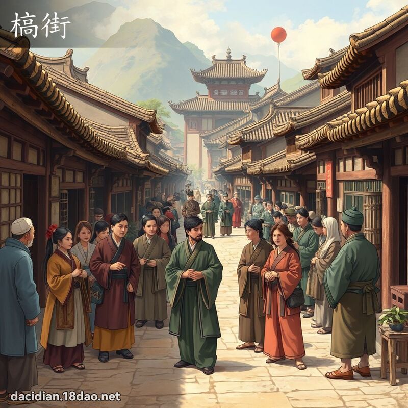 槁街 - 國語大辭典配圖