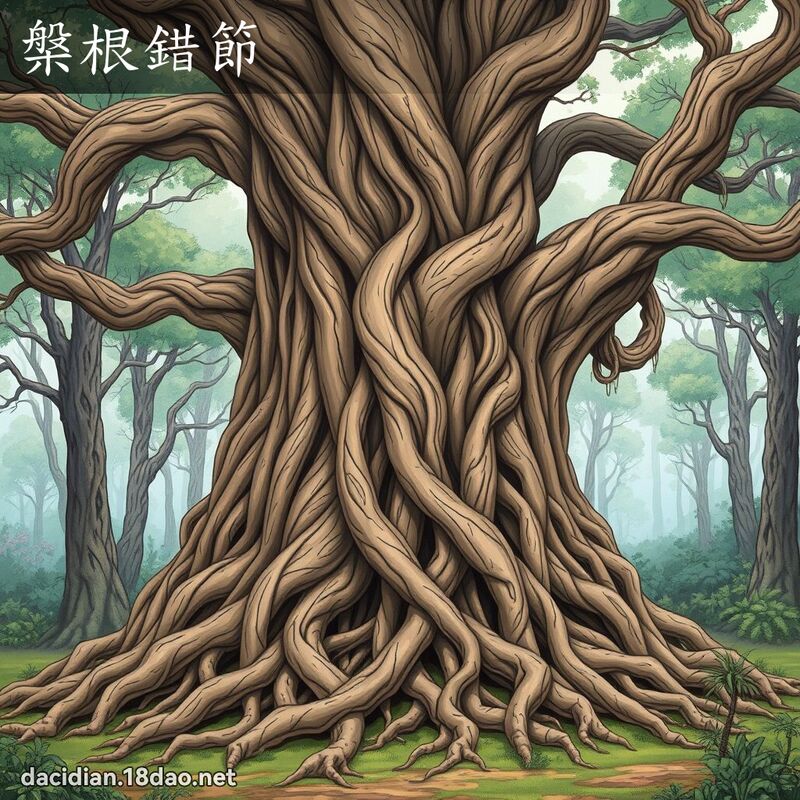 槃根錯節 - 國語大辭典配圖