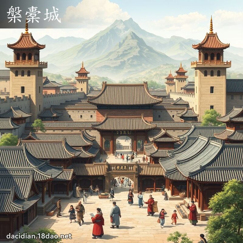槃橐城 - 國語大辭典配圖