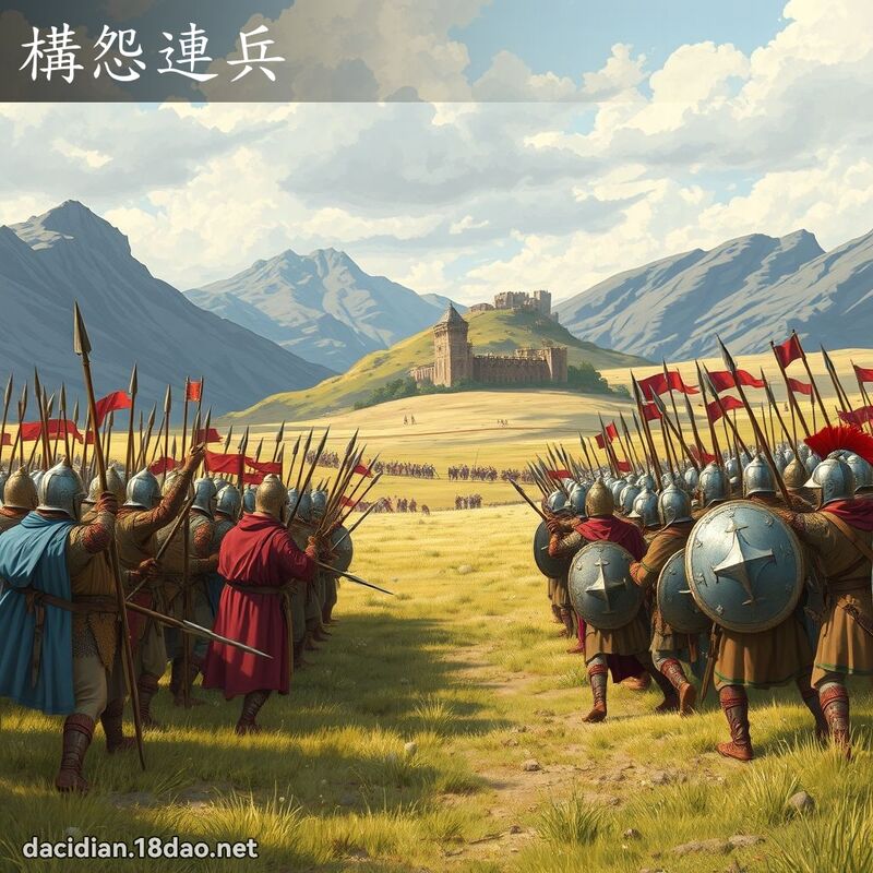構怨連兵 - 國語大辭典配圖